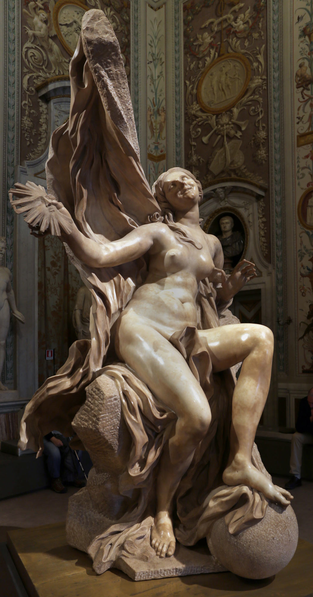 Gian Lorenzo Bernini, La VeritÃ  svelata dal Tempo, dettaglio. Ph. Credit Francesco Bini
