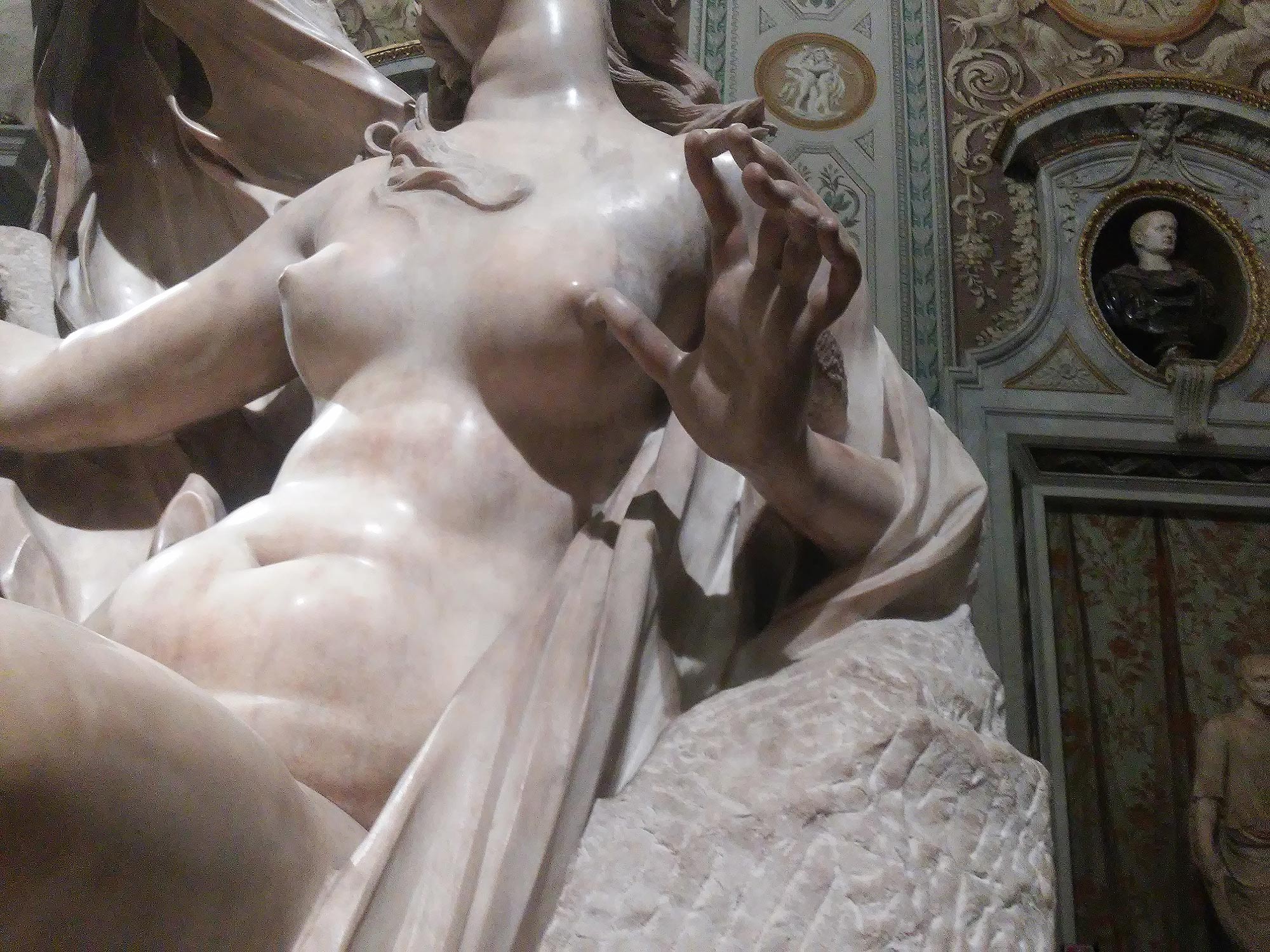 Gian Lorenzo Bernini, La VeritÃ  svelata dal Tempo, dettaglio. Ph. Credit Finestre sull'Arte
