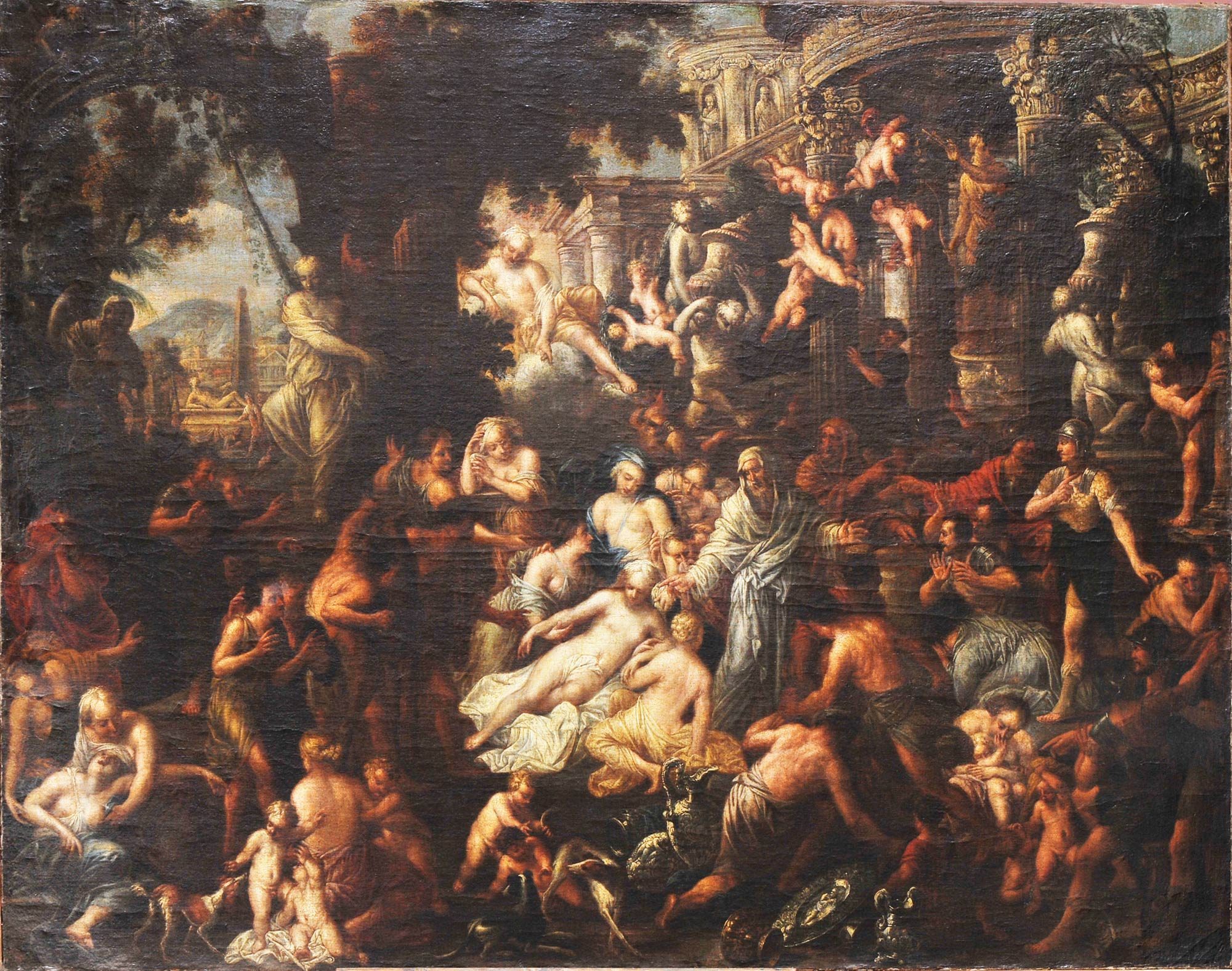8. Andrea Celesti, Sacrificio di Ifigenia (olio su tela, 138 x 175 cm; Odessa, Museo d'Arte Occidentale e Orientale)
