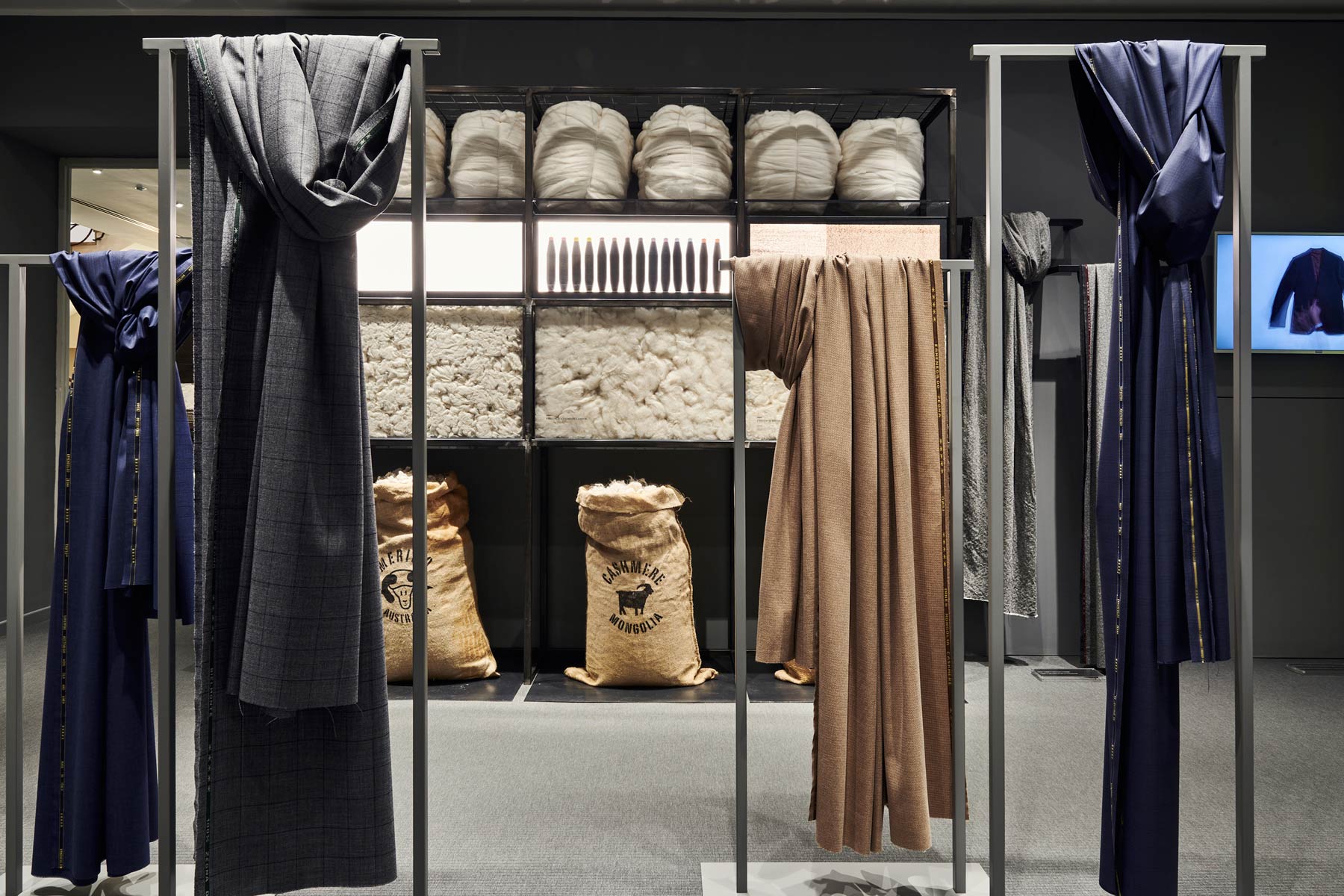 Mostra From Sheep to Shop a Casa Zegna, Trivero. Foto di Damiano Andreotti
