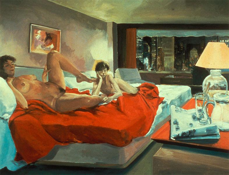 Eric Fischl, Birthday boy (1983; olio su tela, 214 x 214 cm; Reggio Emilia, Collezione Maramotti)
 Eric Fischl, Birthday boy (1983; olio su tela, 214 x 214 cm; Reggio Emilia, Collezione Maramotti)