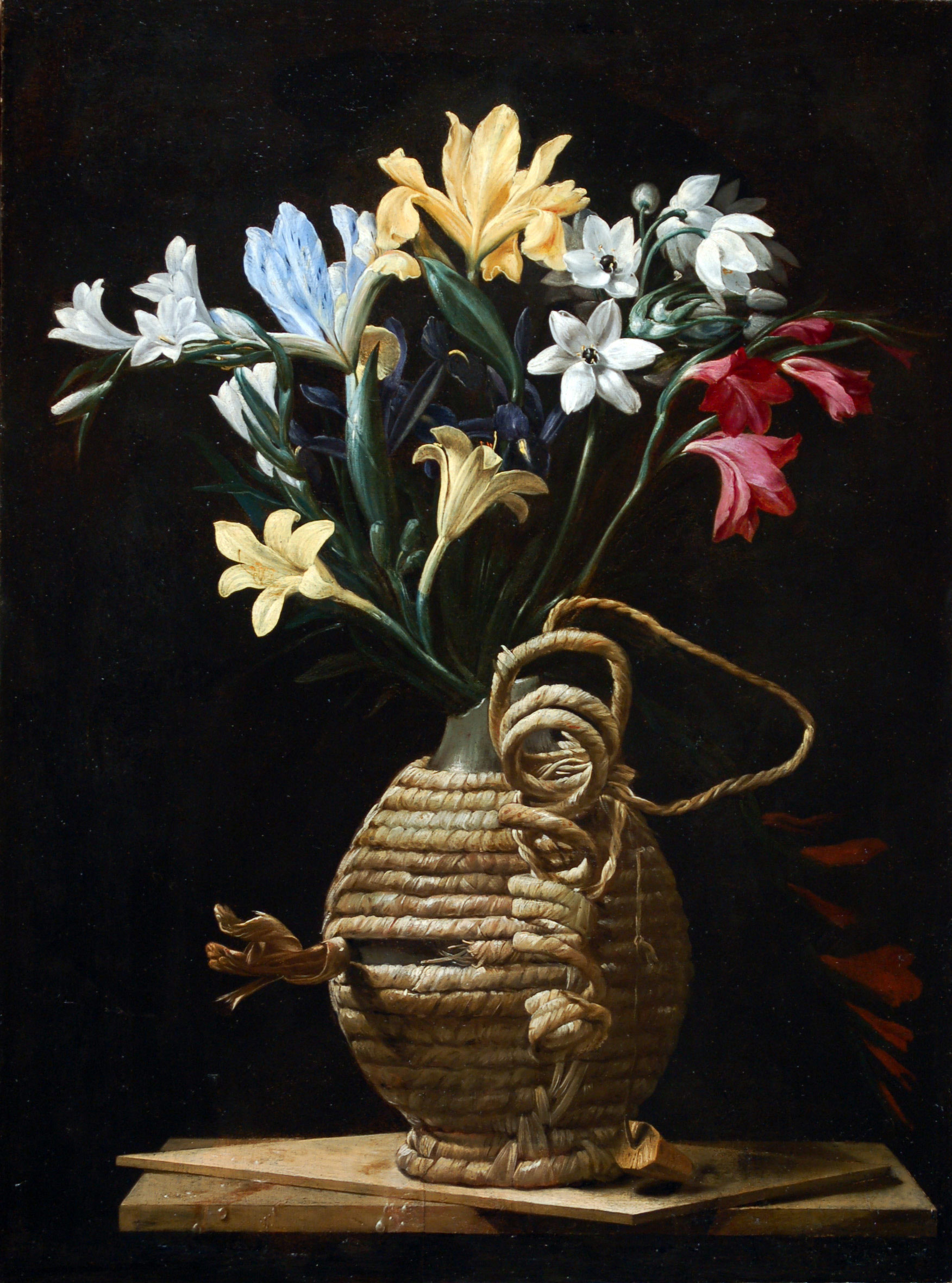 Maestro della Fiasca di ForlÃ¬, Fiasca con fiori (1625-1649 circa; ForlÃ¬, Musei San Domenico, Pinacoteca civica). Archivio fotografico Musei Civici ForlÃ¬
