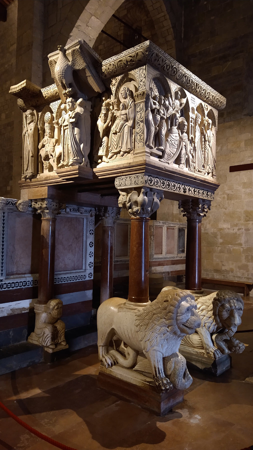 The pulpit of the cathedral. Ph. Credit Finestre Sull'Arte