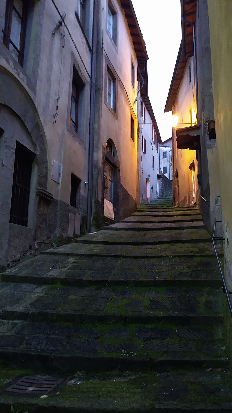 Alley in the historic center of Barga. Ph. Credit Finestre Sull'Arte