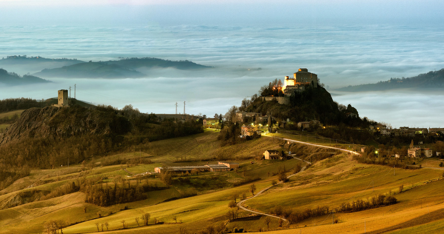 Il Castello di Rossena (Via Matildica del Volto Santo)