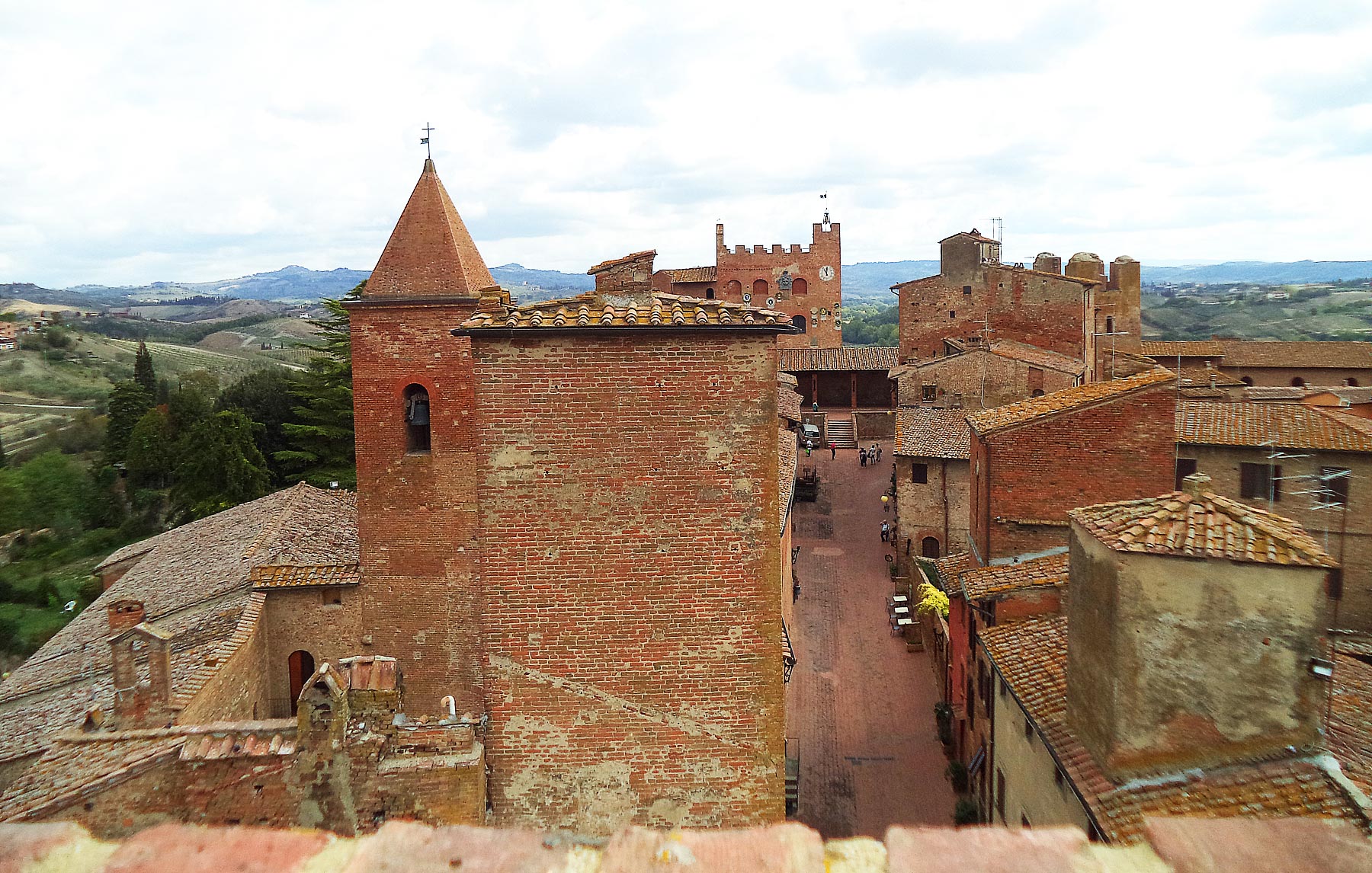 Veduta di Certaldo da Casa Boccaccio. Ph. Credit Finestre sull'Arte