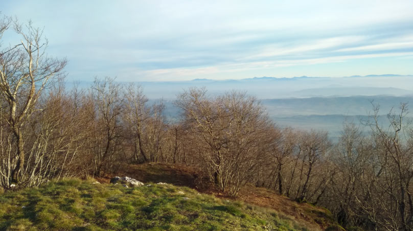 Il Monte Cetona in inverno
