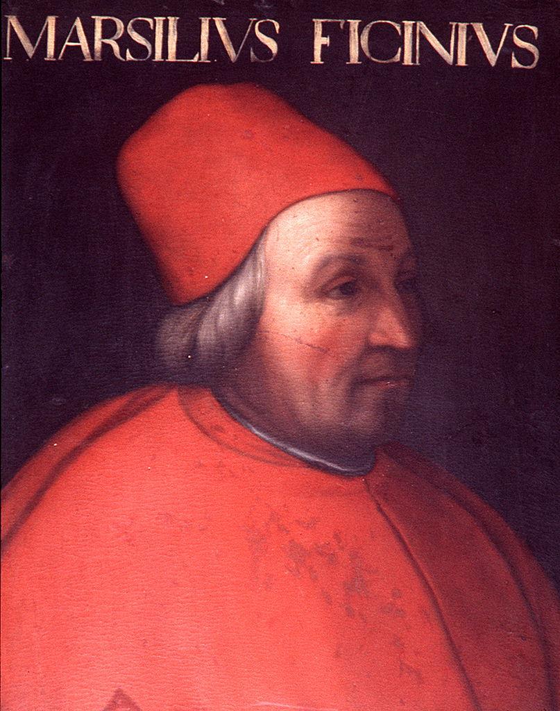 Cristofano dell'Altissimo, Ritratto di Marsilio Ficino (1552-1568; olio su tavola; Firenze, Gallerie degli Uffizi, inv. 1890 n. 172)
