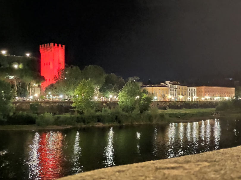 L'Arno e la Torre San Niccolò