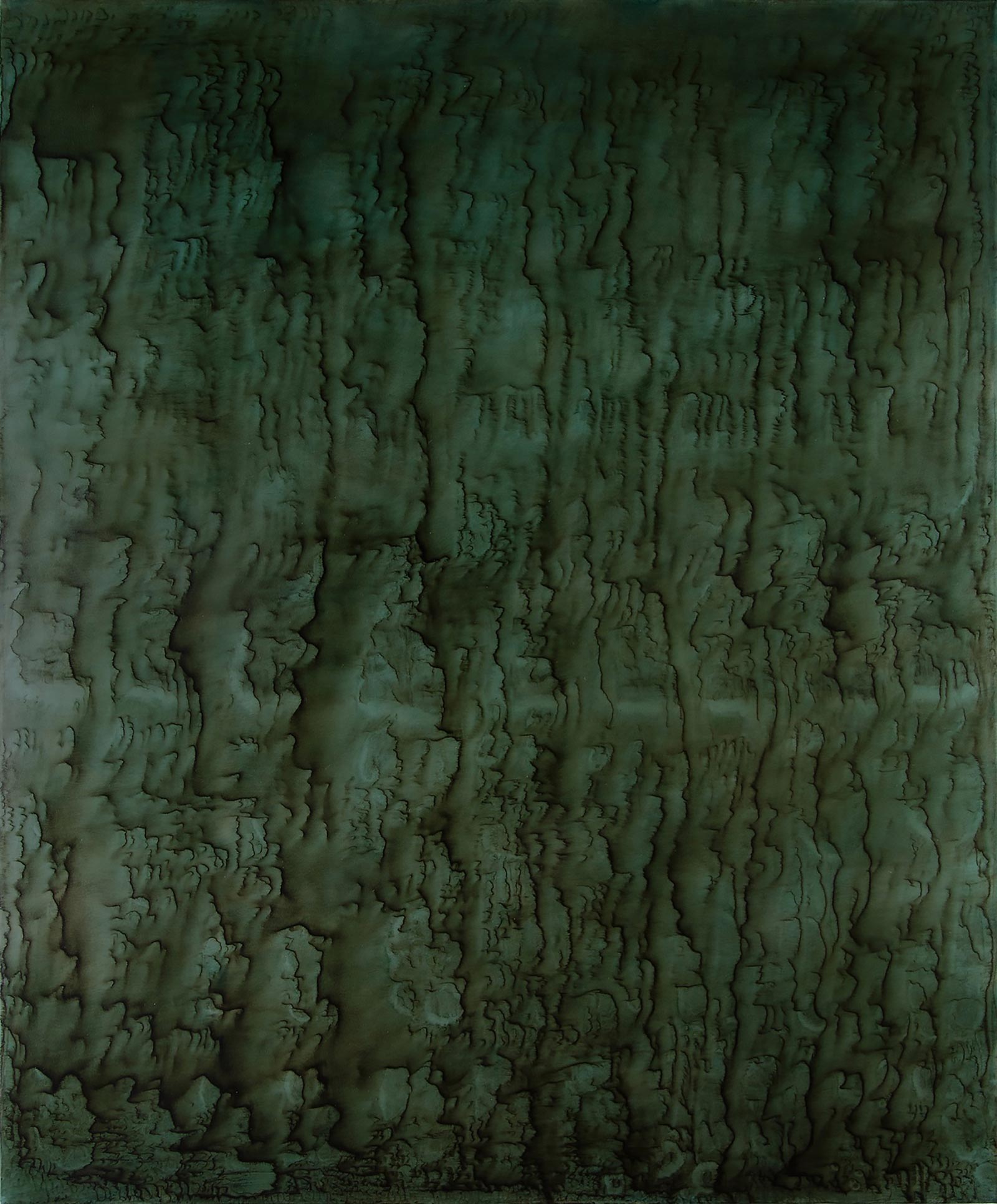 Giuseppe Adamo, Nuova alba (2015; acrilico su tela, 120 x 100 cm)
