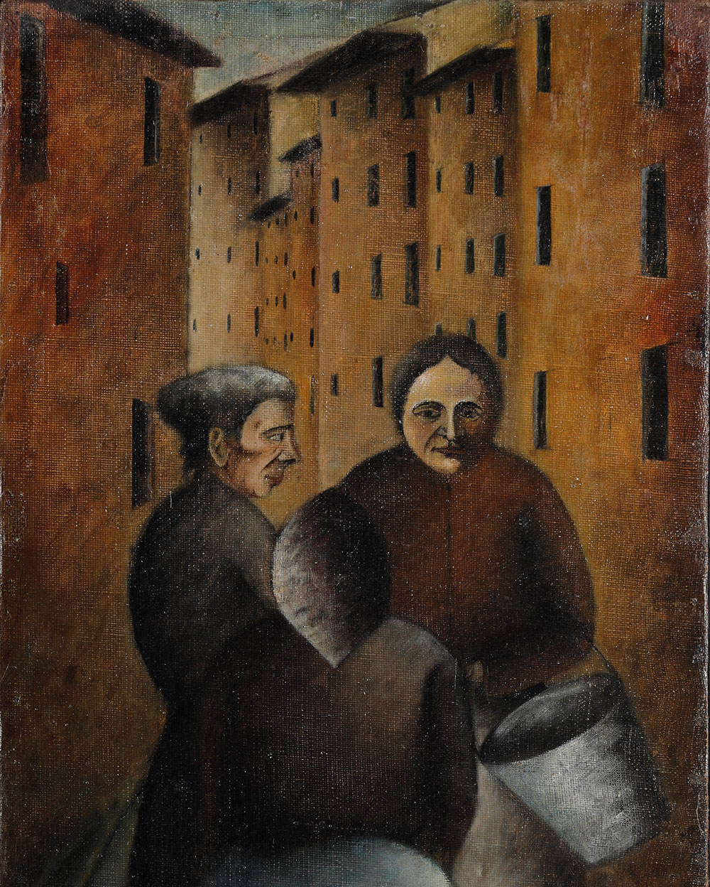 Ottone Rosai, Incontro in via Toscanella, (1922; olio su tela, 70 x 35 cm; Collezione privata)
 Ottone Rosai, Incontro in via Toscanella, (1922; olio su tela, 70 x 35 cm; Collezione privata)