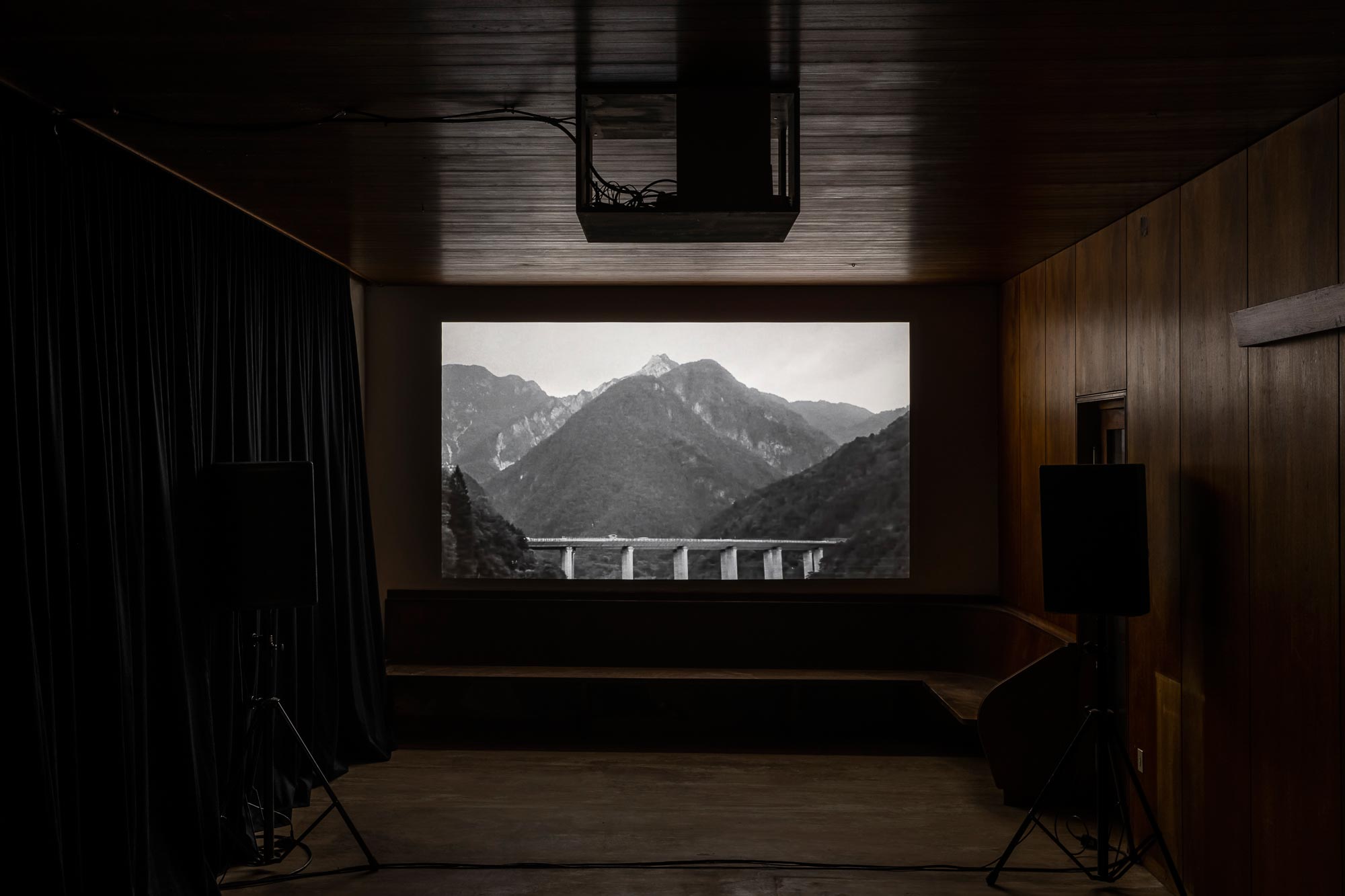 Josef Dabernig, Cinema of Worldmaking, 2020. Installation view at Hotel Ladinia, Ortisei. Courtesy of the artist. Ph. Tiberio Sorvillo
