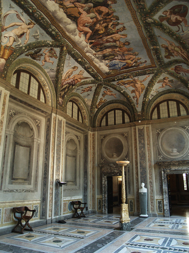 The Loggia of Cupid and Psyche at the Villa Farnesina