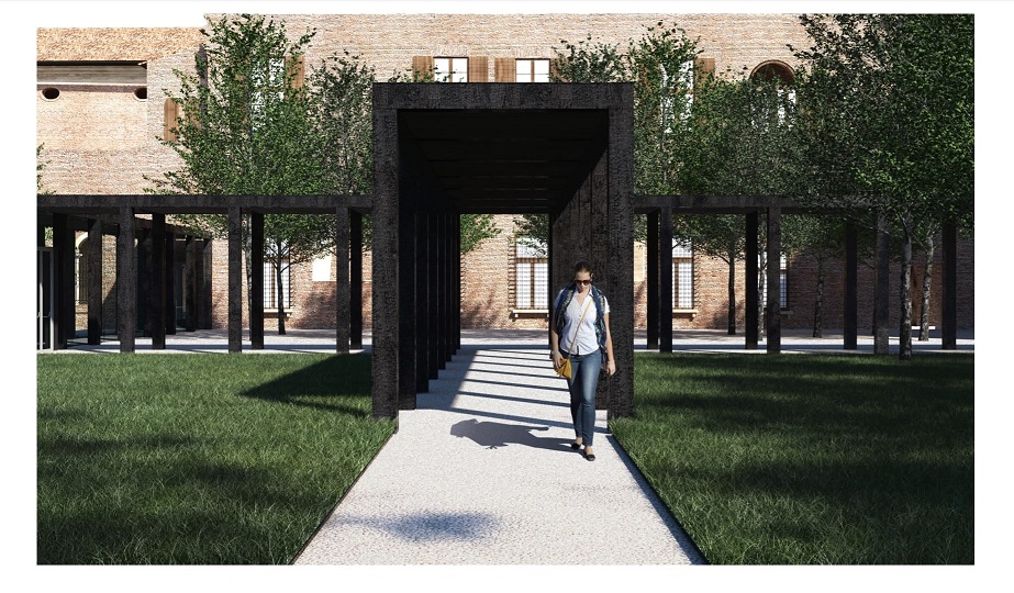 Nuova passerella di Palazzo dei Diamanti
