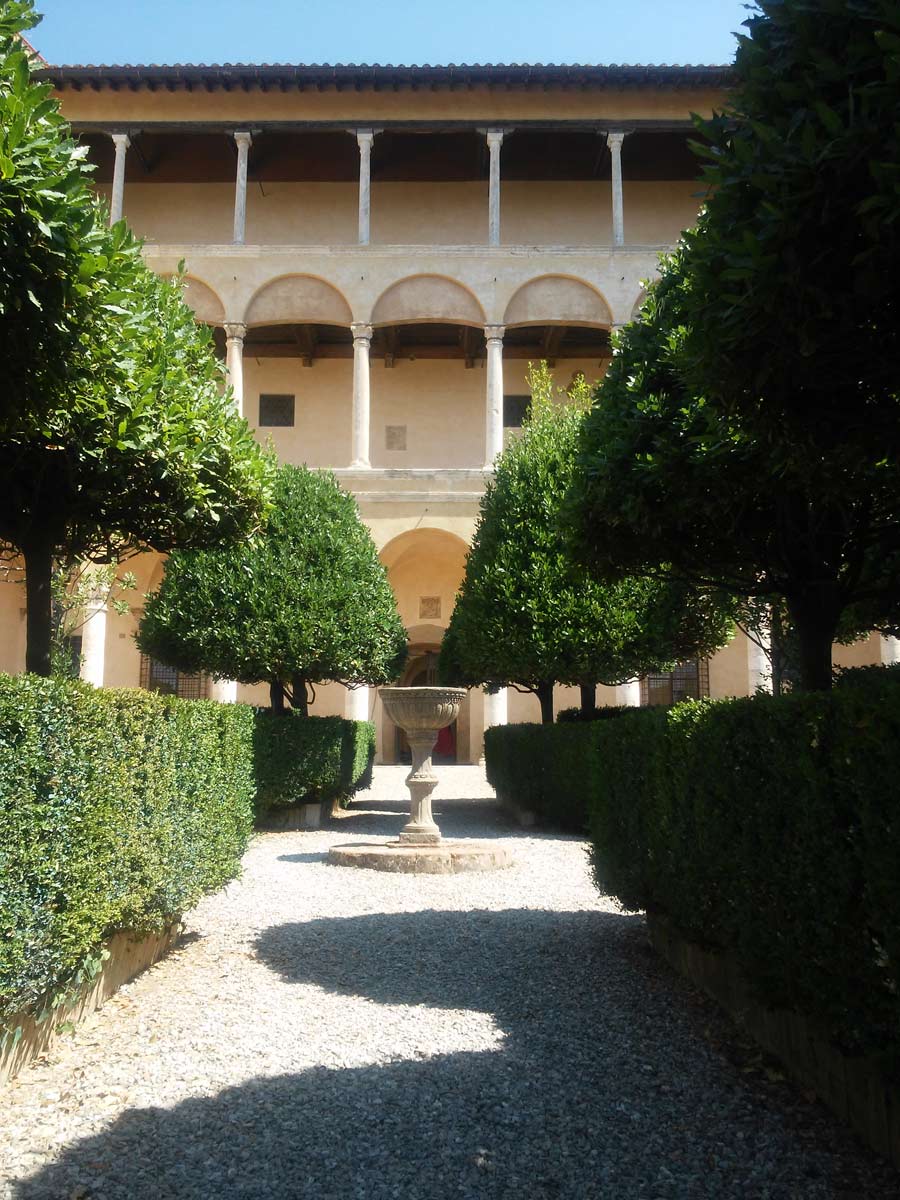 Il giardino di Palazzo Piccolomini
