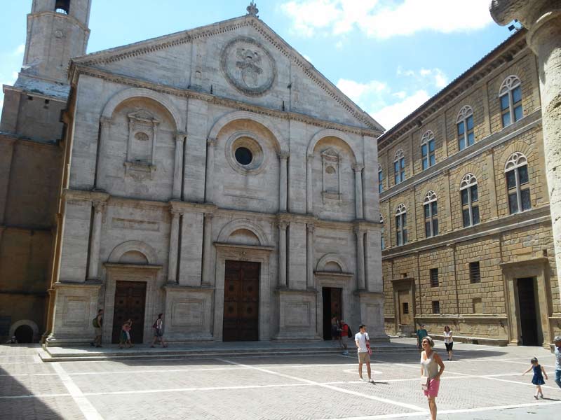 Pienza, piazza Pio II 
