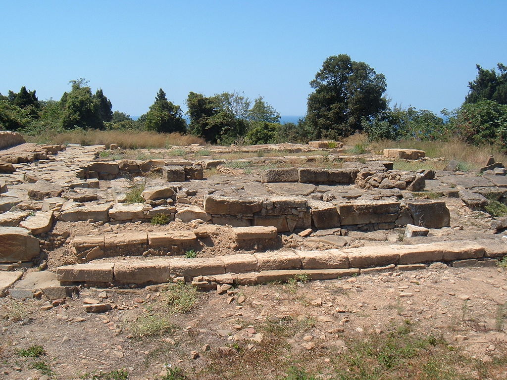 Uno dei templi dell'acropoli

