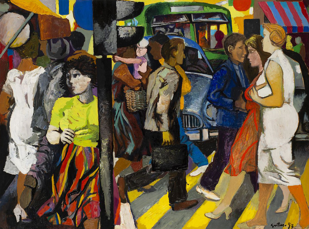 Renato Guttuso, Passaggio pedonale (1957). Courtesy Il Ponte
