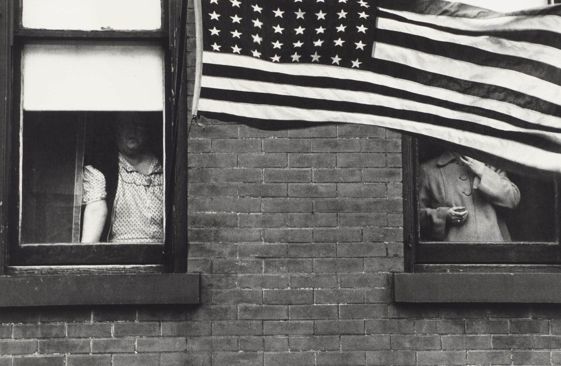 Robert Frank, Parade (Hoboken, New Jersey, 1955) © Andrea Frank Foundation; courtesy Pace/MacGill Gallery, New York