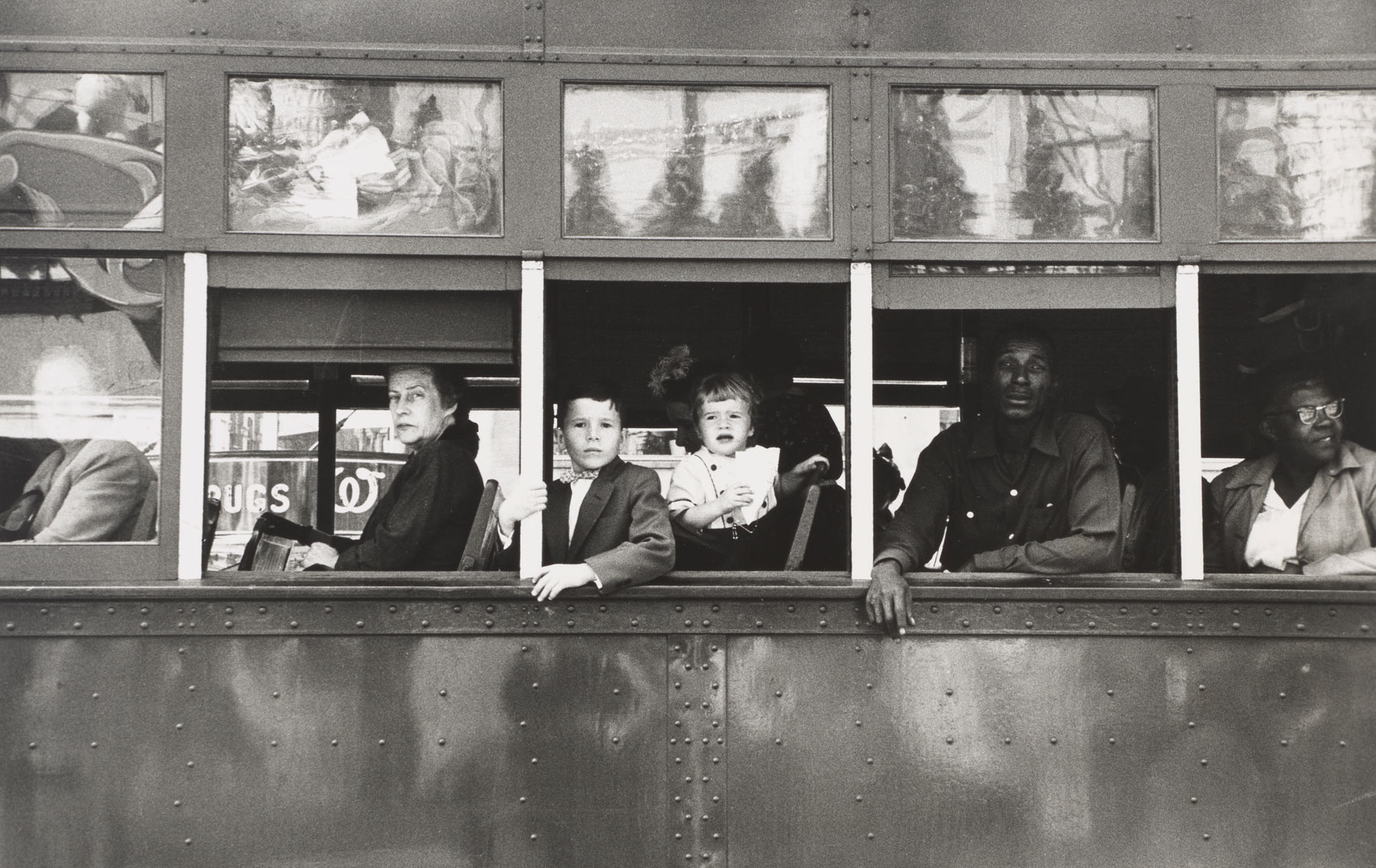 Robert Frank, Trolley (New Orleans, 1955) © Andrea Frank Foundation; courtesy Pace/MacGill Gallery, New York