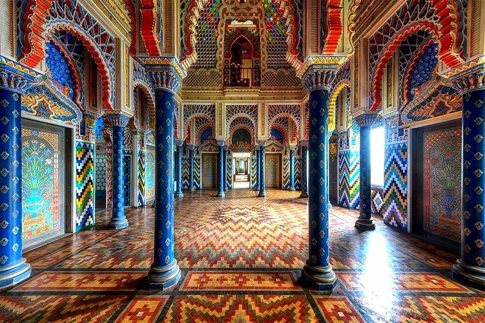 La Sala dei Gigli del Castello di Sammezzano (dal sito di Save Sammezzano)
