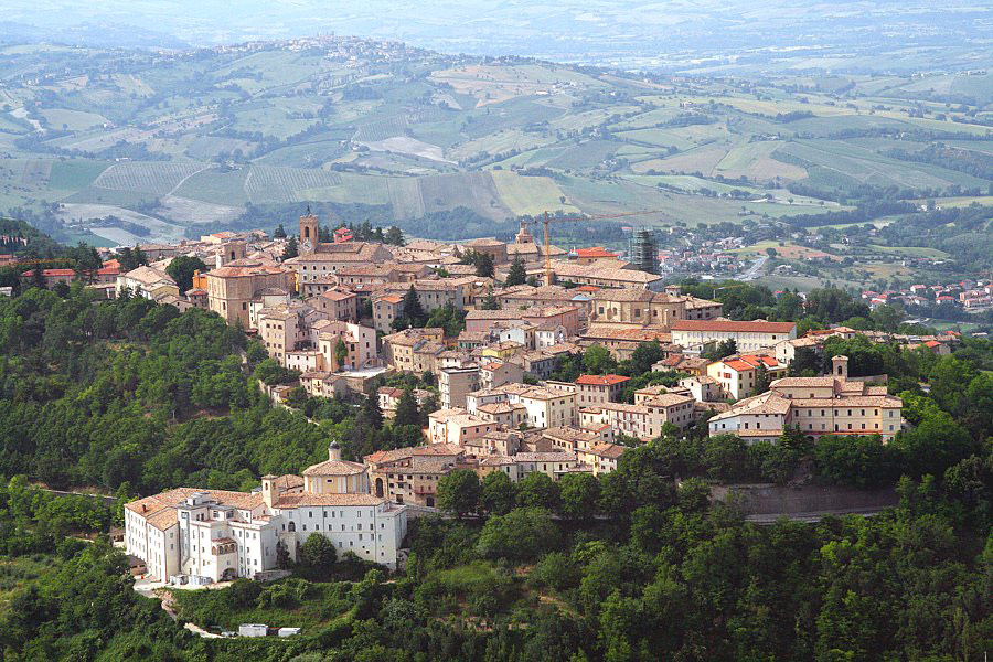 Veduta di Cingoli