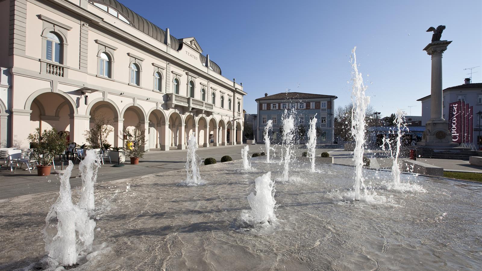 Il centro di Gradisca d'Isonzo