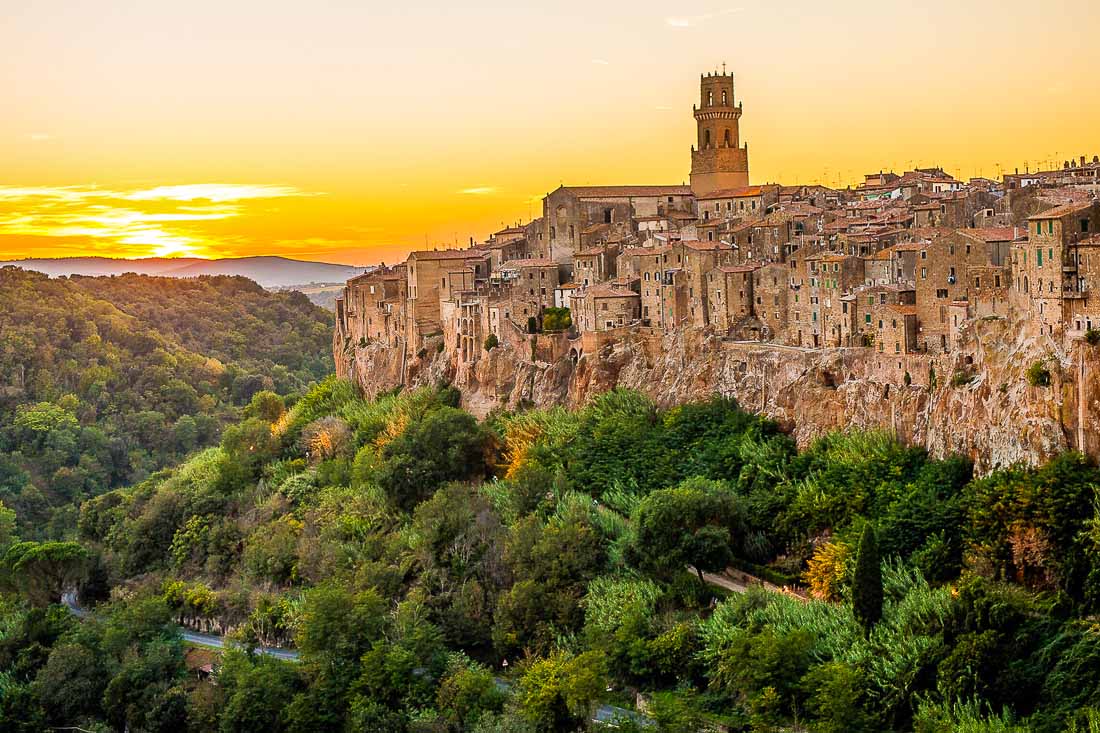 Veduta di Pitigliano