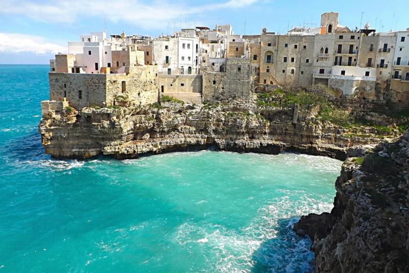 Veduta di Polignano a Mare