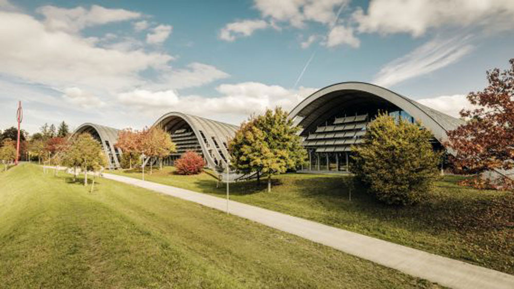 The Three Hills of the Paul Klee Zentrum.