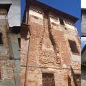 Lodi, demolita cappa esterna di una torre quattrocentesca