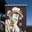 Roma, inaugurato al Tufello il nuovo grande murale dedicato a Proietti