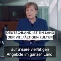 ll discorso di Angela Merkel sull'importanza degli artisti per il paese