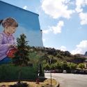 Uno spettacolare murale che si fonde col paesaggio è stato realizzato in Basilicata