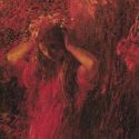Erompe dalla corteccia una ninfa dei boschi: la “Ninfa rossa” di Plinio Nomellini
