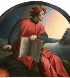 Florence, Bronzino's celebrated allegorical portrait of Dante on display