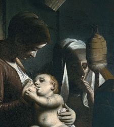 An image of the mind. Luca Cambiaso's Madonna of the Candle, anticipator of Caravaggio?