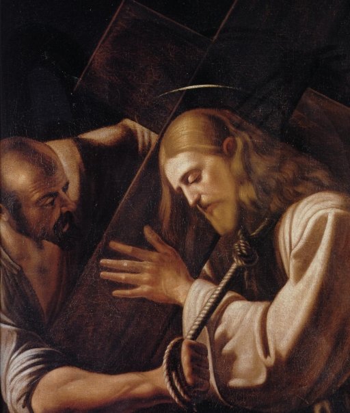 Mario Minniti, Cristo portacroce (olio su tela, 125 x 95 cm; Messina, Museo Regionale, in deposito dalla Fondazione Lucifero di Milazzo)
 Mario Minniti, Cristo portacroce (olio su tela, 125 x 95 cm; Messina, Museo Regionale, in deposito dalla Fondazione Lucifero di Milazzo)