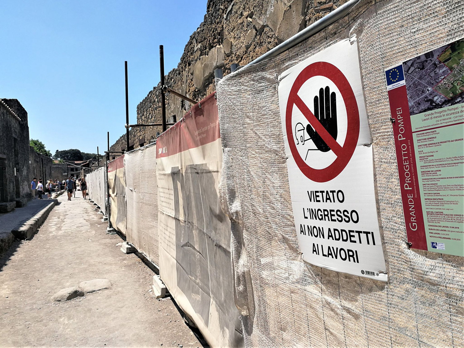 Transenne a Pompei. Ph. Credit Laura Noviello
