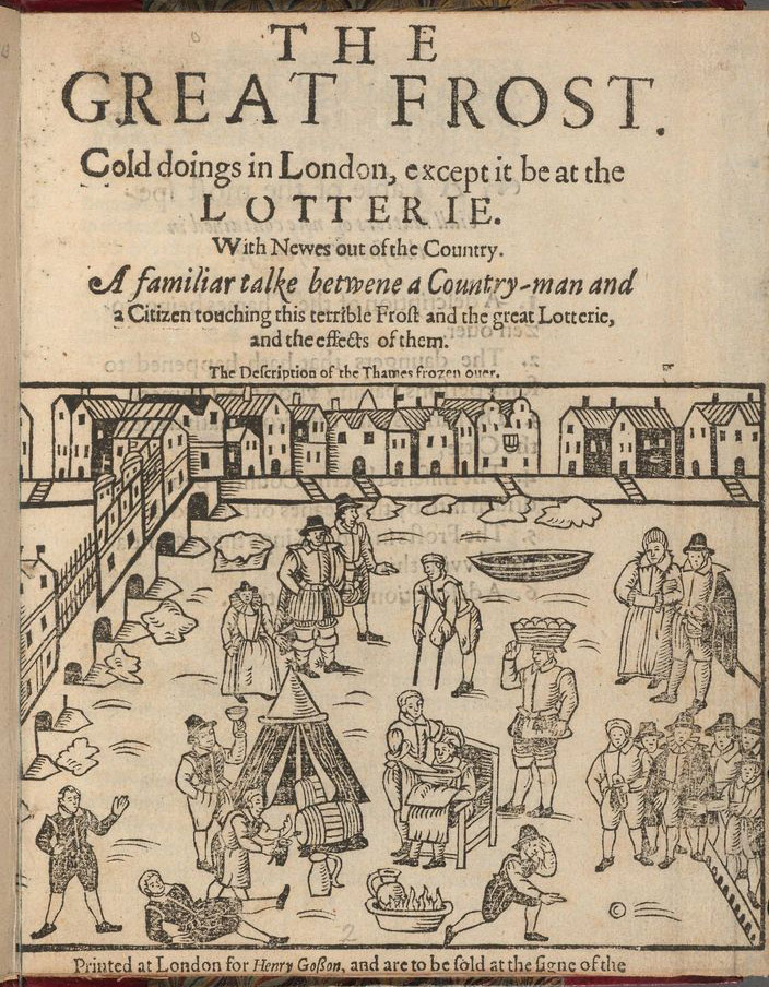 Illustrazione del libro The Great Frost (1608)
