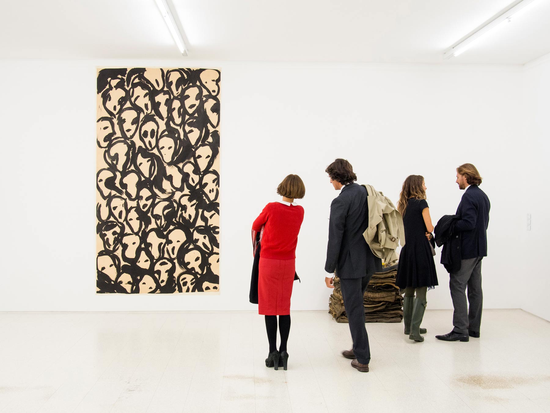 Collezione Maramotti, Veduta di sala, opere di / artworks by: Jannis Kounellis. Ph. C. Luis Aniceto/Cesura
