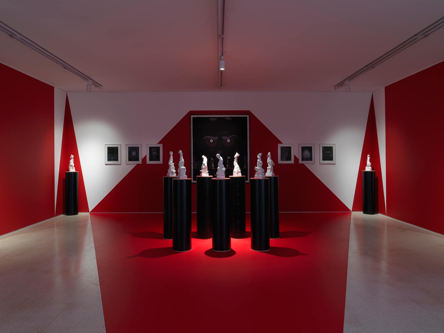 Collezione Maramotti, Veduta di sala, opere di Gert&Uwe Tobias Ph. C. Dario Lasagni

