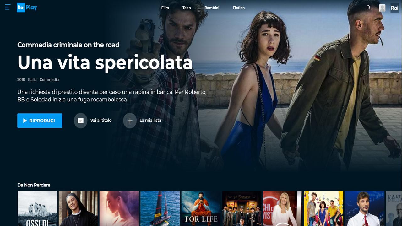 Il portale RaiPlay Il portale RaiPlay