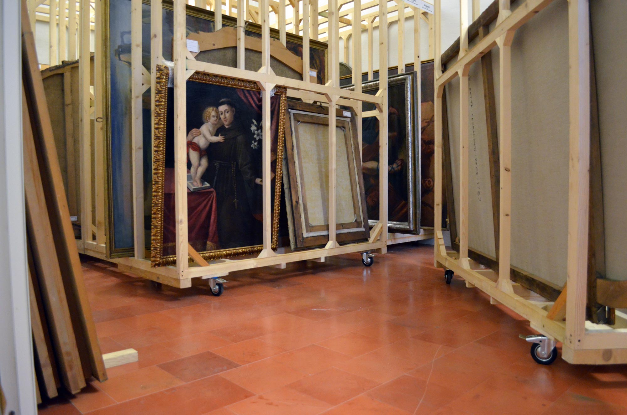 I depositi di Palazzo Ducale. © MiBACT, Palazzo Ducale di Mantova
 I depositi di Palazzo Ducale. © MiBACT, Palazzo Ducale di Mantova