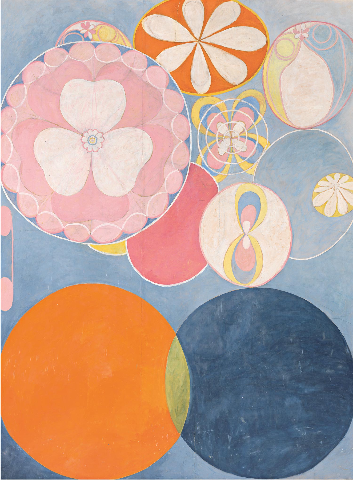 Hilma af Klint, De tio största nr 2, Barnaåldern (1907; olio su tela; Stiftelsen Hilma af Klints Verk). Ph. Albin Dahlström/Moderna Museet
 Hilma af Klint, De tio största nr 2, Barnaåldern (1907; olio su tela; Stiftelsen Hilma af Klints Verk). Ph. Albin Dahlström/Moderna Museet