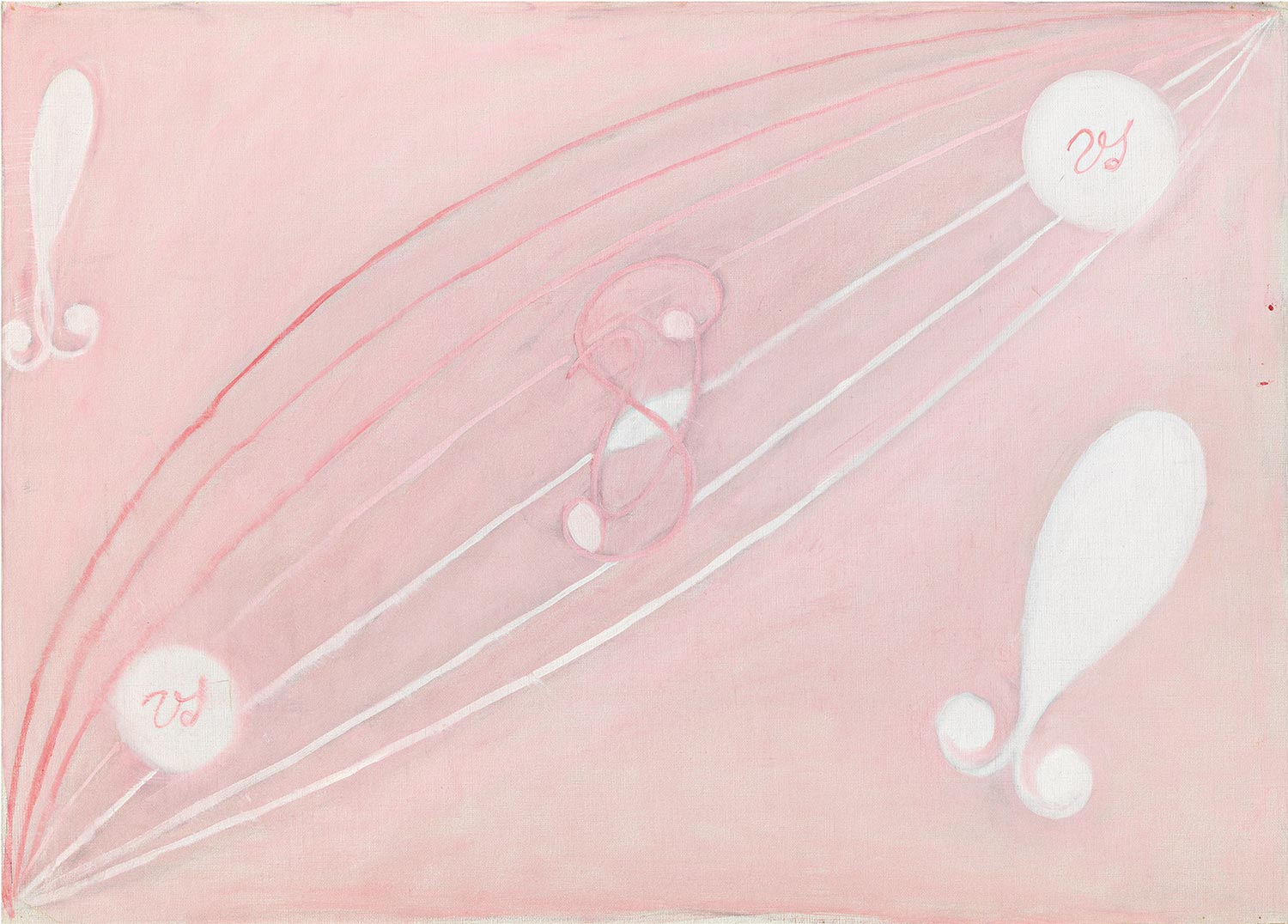 Hilma af Klint, Erosserien, nr 8 (1907; olio su tela; Stiftelsen Hilma af Klints Verk). Ph. Albin Dahlström/Moderna Museet
 Hilma af Klint, Erosserien, nr 8 (1907; olio su tela; Stiftelsen Hilma af Klints Verk). Ph. Albin Dahlström/Moderna Museet