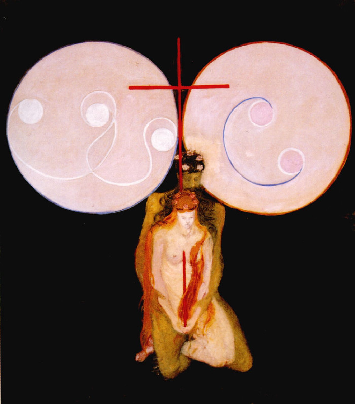 Hilma af Klint, Tystnad (1907; olio su tela, 164 x 148 cm; Stiftelsen Hilma af Klints Verk)
 Hilma af Klint, Tystnad (1907; olio su tela, 164 x 148 cm; Stiftelsen Hilma af Klints Verk)