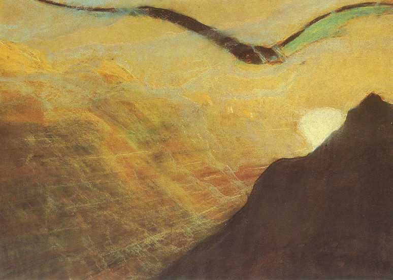 Mikalojus Konstantinas Čiurlionis, Žinia (1904; pastello su carta, 64,2 x 90,7 cm; Kaunas, Museo Nazionale Čiurlionis)
 Mikalojus Konstantinas Čiurlionis, Žinia (1904; pastello su carta, 64,2 x 90,7 cm; Kaunas, Museo Nazionale Čiurlionis)