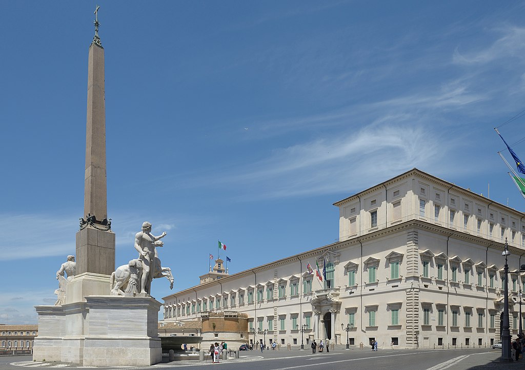 L'obelisco del Quirinale. Ph. Credit Wolfgang Moroder
