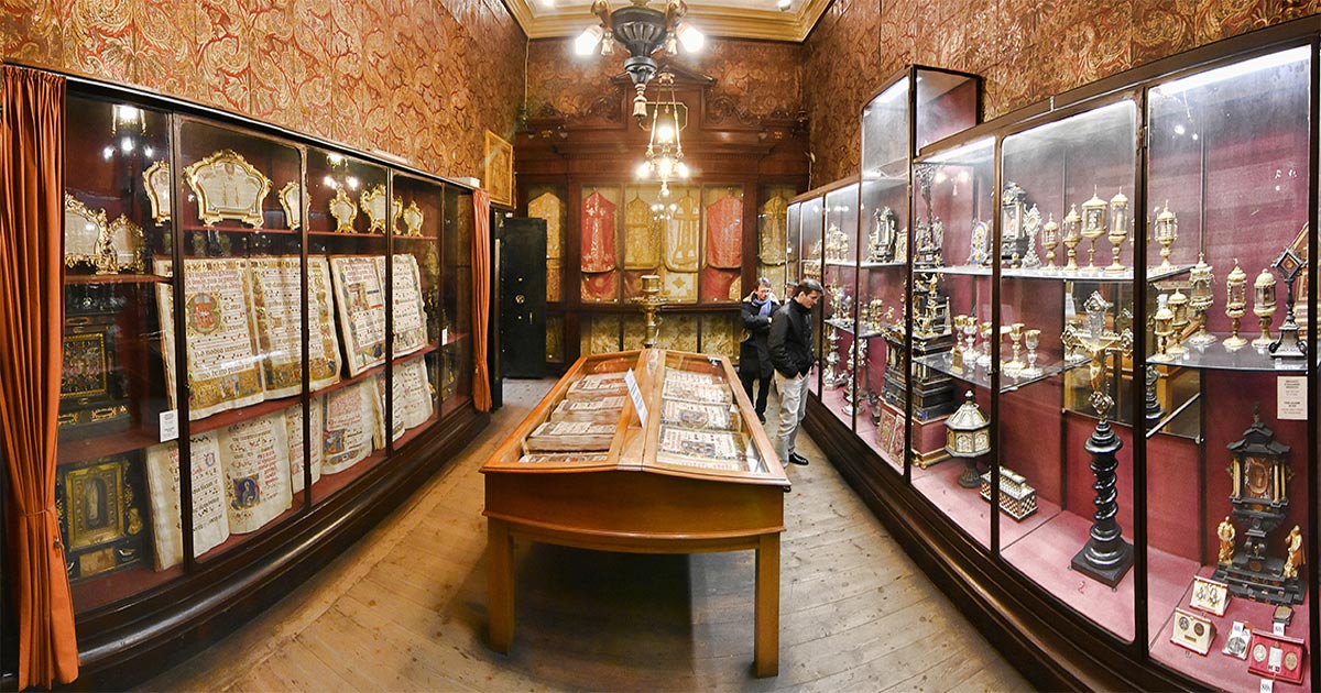 Una sala del Museo di San Petronio
